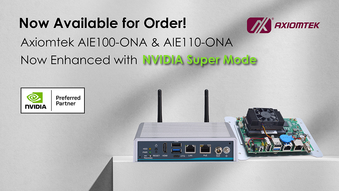 Jetson Orin Nano™ Superをサポートする アクショムテックAIE100-ONAとAIE110-ONA